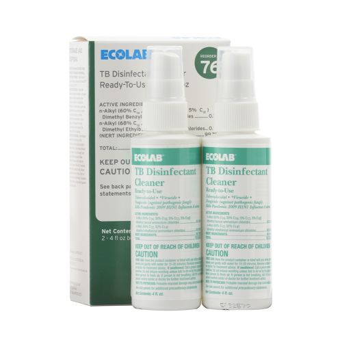 Ecolab® TB Disinfectant Cleaner,  2 - 4oz, Reorder# 76